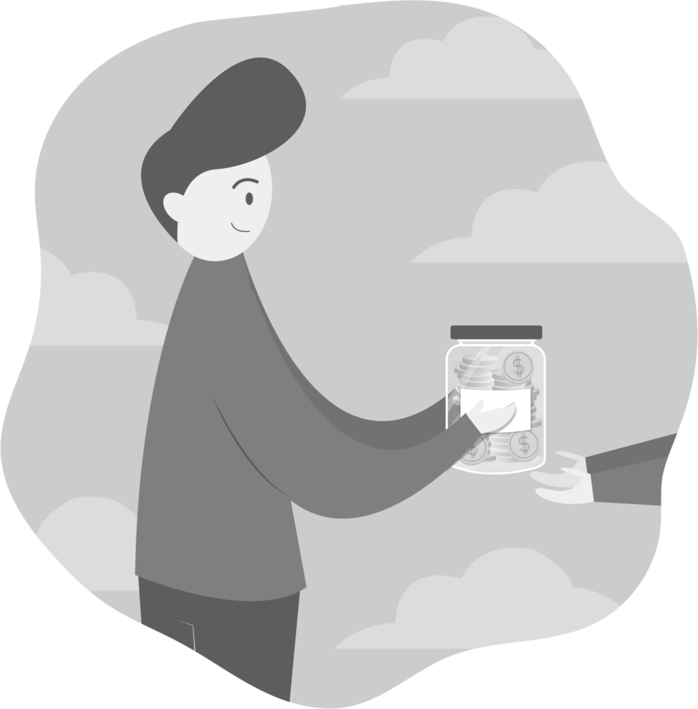 Der vierte Schritt bei habitpot repräsentiert eine gute Gabe – gesponsert durch deine persönliche Entwicklung deines Konsumsbewusstseins.